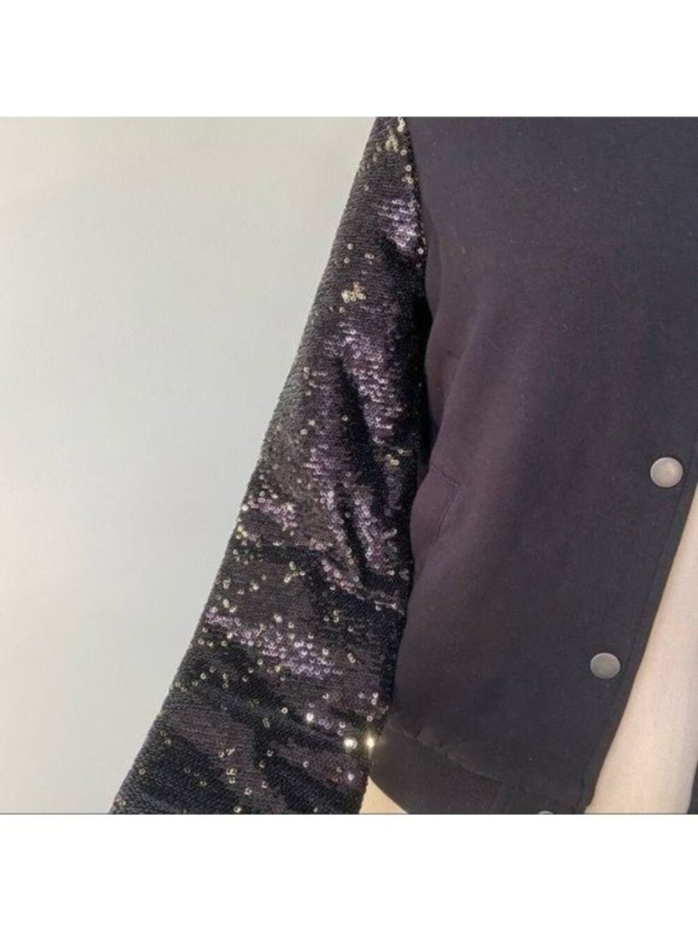 Victoria's Secret Sequin Sleeve Varsity Jacket - Picture 5 of 10